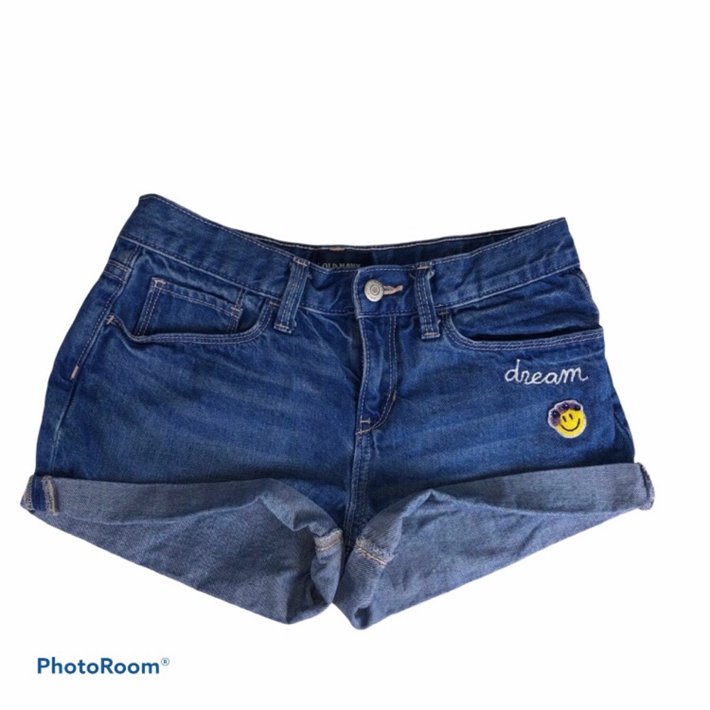 Old Navy Girl Size 14 Blue Jeans Shorts